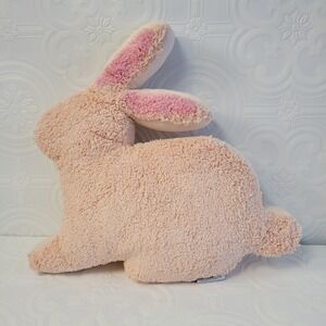 The Farmhouse by Rachel Ashwell Pink Bunny Pillow Easter Decor 15" Rabbit